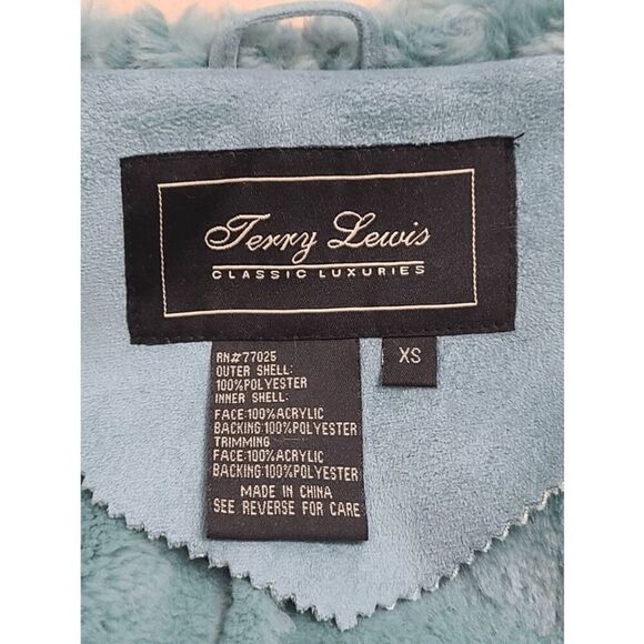 Women's Blue Coat - Picture 4 of 16